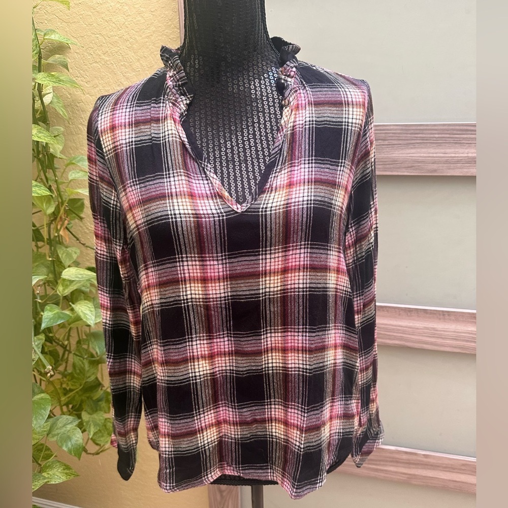 Cloth & Stone for Anthropologie Rayon Top EUC Size S 💖
